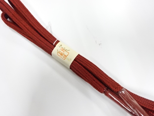 未使用品　正絹　手組帯締め